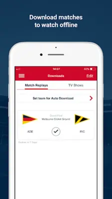 Watch AFL android App screenshot 7